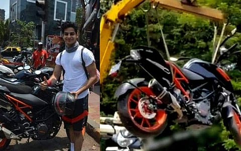 നോ പാര്‍ക്കിങ്ങില്‍ ബൈക്ക് വെച്ചു; ബോളിവുഡ് താരത്തിന്റെ ബൈക്ക് പൊലീസ് സ്റ്റേഷനില്‍, വീഡിയോ