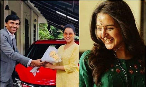 പുത്തന്‍ കാർ സ്വന്തമാക്കി മഞ്ജു; ഇനി യാത്രകൾ ബലേനോയിൽ 