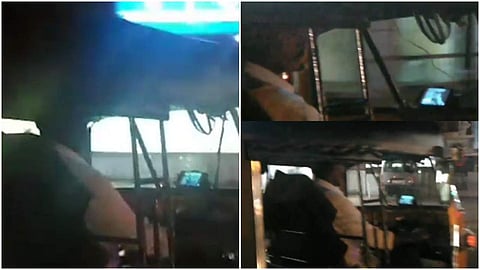 സിനിമ കണ്ട് ഓട്ടോക്കാരന്റെ 'അപകടയാത്ര'; രോഷം