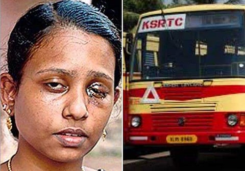 ബേക്കറിയിലേക്കുള്ള വെയിൽ മറച്ചു; യുവതിക്ക് കാഴ്ച പോയി
