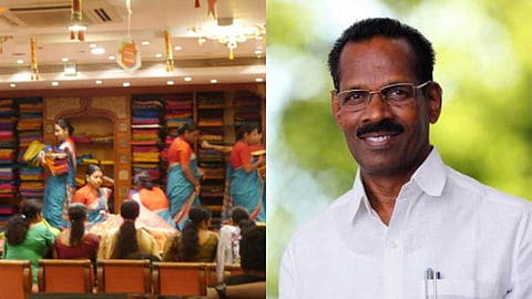 തുണിക്കടകളില്‍ ഇപ്പോഴും ജീവനക്കാര്‍ക്ക് ഇരിപ്പിടമില്ല; പരിശോധനയില്‍ 58 സ്ഥാപനങ്ങളില്‍ നിയമലംഘനം, നടപടിയെടുക്കുമെന്ന് മന്ത്രി 