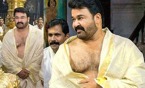ഗുരുവായൂരില്‍ ദര്‍ശനം നടത്തി മോഹന്‍ലാല്‍; ചിത്രങ്ങള്‍