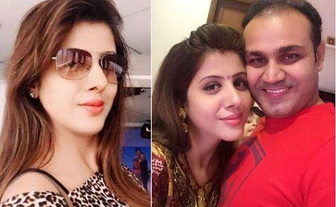 വ്യാജ ഒപ്പിട്ട് തട്ടിയെടുത്തത് നാലരക്കോടിയോളം; പങ്കാളികള്‍ക്കെതിരെ പരാതിയുമായി വിരേന്ദര്‍ സെവാഗിന്റെ ഭാര്യ  