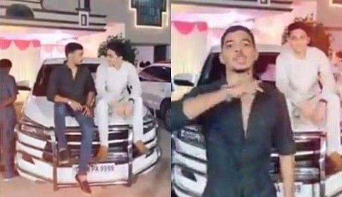 ഡിജിപിയുടെ വാഹനത്തിന് മുകളില്‍ കയറി ഇരുന്ന് പൊലീസുകാരുടെ കഴുത്തറുക്കുമെന്ന് ചെറുമകന്റെ ടിക് ടോക്; ആഭ്യന്തരമന്ത്രി വിവാദത്തില്‍; വിഡിയോ