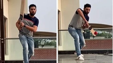 സച്ചിനെ വെല്ലുവിളിച്ച് യുവി; വേറിട്ട ബോട്ടില്‍ ചലഞ്ചുമായി ക്രിക്കറ്റ് താരം (വീഡിയോ)