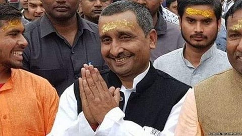 'എല്ലാം കഴിഞ്ഞ് ഇന്ന് ബലാല്‍സംഘി MLA യെ BJP പുറത്താക്കിയത്രേ'