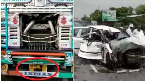 ട്രക്ക് ഉടമയെ തിരിച്ചറിഞ്ഞു: സമാജ് വാദി പാര്‍ട്ടിയുമായി ബന്ധം