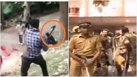 ലോ കോളേജില്‍ എസ്എഫ്‌ഐ - കെഎസ്‌യു സംഘര്‍ഷം; മര്‍ദ്ദനത്തിന് ഹോക്കി സ്റ്റിക്കും മാരാകായുധങ്ങളും