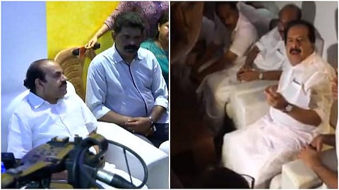 സര്‍ക്കാര്‍ പുതിയ റിപ്പോര്‍ട്ട് നല്‍കണമെന്ന്  ചെന്നിത്തല; ആരും ഒറ്റയ്ക്ക് ഇറങ്ങിപ്പോകേണ്ടി വരില്ലെന്ന് കോടിയേരി; നീതി കിട്ടണമെന്ന് ശ്രീധരന്‍ പിള്ള; മരടിലേക്ക് രാഷ്ട്രീയ പാര്‍ട്ടികളുടെ പ്രവാഹം