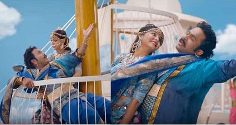 ബാഹുബലിയായി അജു വര്‍ഗീസ്, ദേവസേനയായി അനശ്വര; ആദ്യരാത്രിയിലെ ഗാനം വൈറല്‍ ( വീഡിയോ)