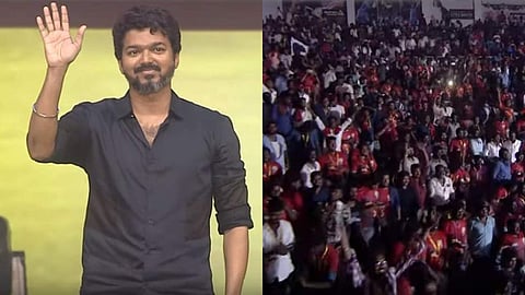 വിജയ്‌യുടെ തീപ്പൊരി പ്രസംഗം, കയ്യടിച്ച് ആരാധകര്‍, പിന്നാലെ വേദിയായ കോളജിന് സര്‍ക്കാരിന്റെ നോട്ടീസ്; രോഷം 