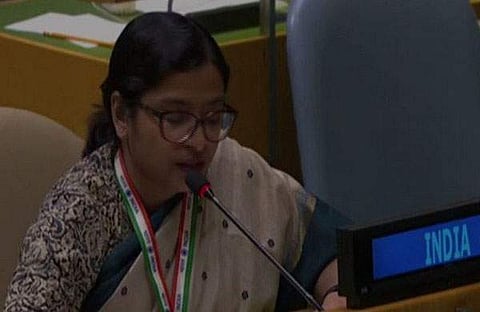 ഭീകരത വ്യവസായമായി പടുത്തുയര്‍ത്തിയവര്‍ ഇന്ത്യന്‍ ജനതയ്ക്കു വേണ്ടി സംസാരിക്കേണ്ടതില്ല;: ഇമ്രാനു മറുപടിയുമായി ഇന്ത്യ