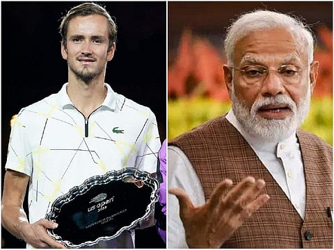 'ജയ പരാജയങ്ങള്‍ അപ്രസക്തമാക്കുന്ന ചില കാര്യങ്ങളുണ്ട് ജീവിതത്തില്‍'; നദാലിനോട് തോറ്റ മെദ്‌വദേവിനെ ഓര്‍ത്ത് നരേന്ദ്ര മോദി