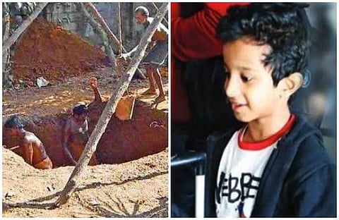 പകച്ചിരുന്നു, പിന്നീട് വിതുമ്പി കരഞ്ഞ് കുഞ്ഞു മാധവ്; ചിതയ്ക്ക് തീകൊളുത്താന്‍ മൂന്നുവയസ്സുകാരന്‍