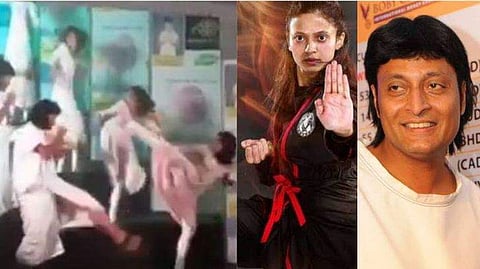 ബോബി ചെമ്മണ്ണൂരിനെ ചാടി ചവിട്ടി നടി നിത പിള്ള; കുങ് ഫൂ ഫൈറ്റ് വിഡിയോ വൈറല്‍
