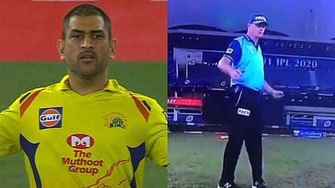 വൈഡ് വിളിക്കാന്‍ മുതിര്‍ന്ന് അമ്പയര്‍, ധോനിയുടെ കലിപ്പില്‍ പിന്‍വാങ്ങി; വിമര്‍ശനം 