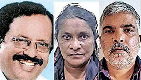 കൊല്ലപ്പെട്ട ദിവാകരൻ നായർ, അറസ്റ്റിലായ ഷാനിഫയും അനിൽകുമാറും