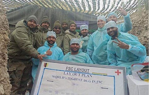 16,000 അടി ഉയരം, തണുത്തുറഞ്ഞ കാലാവസ്ഥ; പ്രതികൂല സാഹചര്യങ്ങളെ അതിജീവിച്ച് ജവാന് കിടങ്ങില്‍ ശസ്ത്രക്രിയ, വിജയകരം 