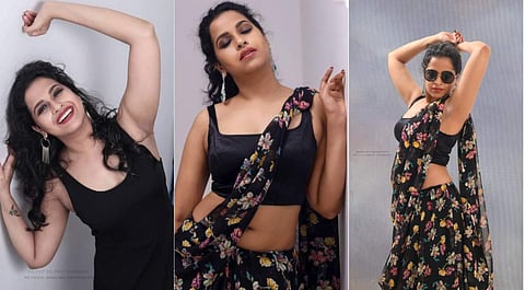 കറുപ്പിൽ ​ഗ്ലാമറസായി സാധിക വേണു​ഗോപാൽ; വൈറലായി ഫോട്ടോഷൂട്ട്
