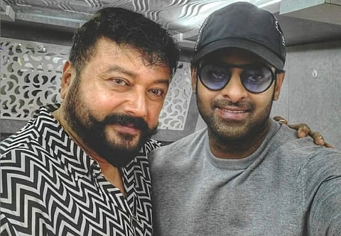 പ്രഭാസിന്റെ രാധേ ശ്യാമില്‍ ജയറാം; ഷൂട്ടിങ് ലൊക്കേഷനില്‍ നിന്നുള്ള ചിത്രം പങ്കുവെച്ച് താരം