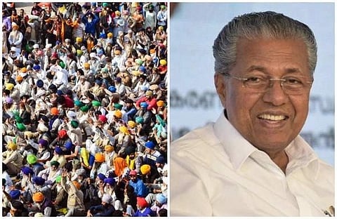 എന്തിനാണ് കര്‍ഷകരെ ഭയക്കുന്നത്?; കേന്ദ്രസര്‍ക്കാര്‍ തിരുത്തണമെന്ന് മുഖ്യമന്ത്രി