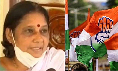 സുധാ കുറുപ്പ് ഡിസിസി ജനറല്‍ സെക്രട്ടറി ടിവി ചിത്രം