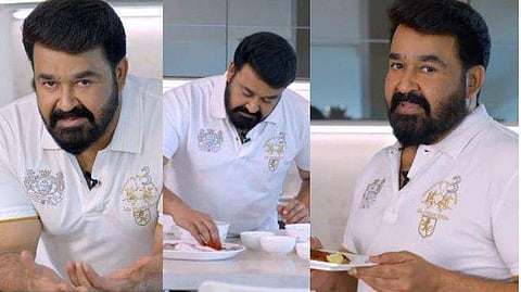 മോഹൻലാലിന്റെ പാചക വിഡിയോയിൽ നിന്ന്