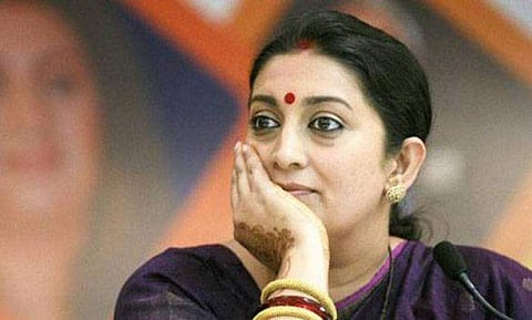 കേന്ദ്രമന്ത്രി സ്മൃതി ഇറാനി/ഫയല്‍ ചിത്രം