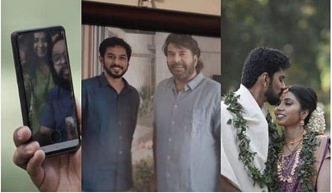 കോസ്റ്റ്യൂം ഡിസൈനറുടെ വിവാഹം, വിഡിയോ കോളിലൂടെ ആശംസയുമായി മമ്മൂട്ടിയും സുൽഫത്തും