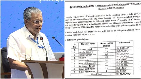 'ലോകകേരള ധൂര്‍ത്ത്'; ഒരു നേരത്തെ ഭക്ഷണത്തിന് 2000 രൂപ; താമസത്തിന് ആഡംബര ഹോട്ടല്‍; രേഖകള്‍ പുറത്ത്