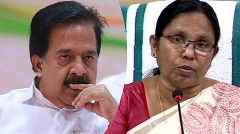 'ആത്മവിശ്വാസം വര്‍ധിപ്പിക്കൂ, പരിഭ്രാന്തി പരത്തുന്ന പത്രസമ്മേളനം വേണ്ട'; കെകെ ശൈലജയ്‌ക്കെതിരെ വീണ്ടും ചെന്നിത്തല 