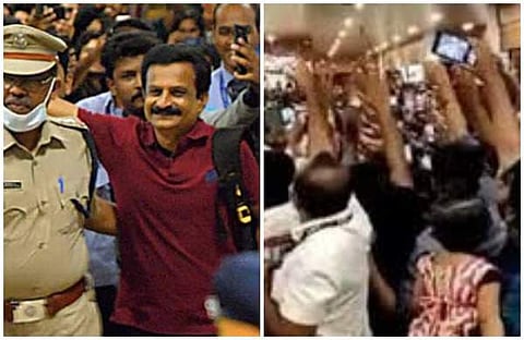 രജിത് കുമാര്‍ ഒളിവില്‍; വിമാനത്താവളത്തില്‍ സ്വീകരണം നല്‍കിയ രണ്ടുപേര്‍ അറസ്റ്റില്‍ 