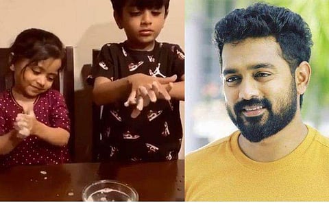 കൊറോണയെ തുരത്താൻ; കൈ കഴുകി ആസിഫിന്റെ കുട്ടി പട്ടാളം, വിഡിയോ വൈറൽ 