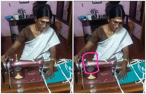 നൂലില്ലാത്ത തയ്യല്‍ മെഷീനില്‍ മാസ്‌ക് നിര്‍മ്മിക്കുന്ന ചിത്രം; ട്രോളന്‍മാര്‍ക്ക് എതിരെ കേസ് കൊടുക്കുമെന്ന് ശശികല