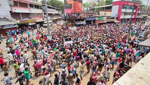 പ്രതിഷേധത്തിന് മുമ്പ് ഓഡിയോ, വിഡിയോ ക്ലിപ്പുകള്‍, 20 മിനിട്ടില്‍ 3000 പേര്‍; പിന്നില്‍ തീവ്രസ്വഭാവമുള്ള സംഘടന? ; അന്വേഷണം ഊര്‍ജ്ജിതമാക്കി പൊലീസ്