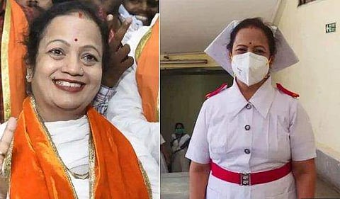 കോവിഡിനെതിരെ പോരാടുന്ന ആരോ​ഗ്യ പ്രവർത്തകരെ കാണാൻ മേയറെത്തിയത് നഴ്സിന്റെ വേഷത്തിൽ!