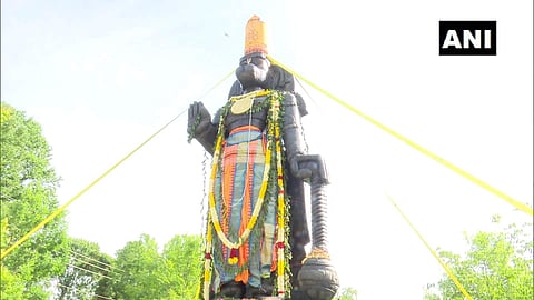 25 അടി ഉയരം;അമേരിക്കയിലെ ഏറ്റവും വലിയ ഹനുമാന്‍ പ്രതിമ സ്ഥാപിച്ചു