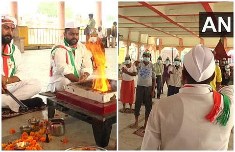 രാഹുല്‍ ഗാന്ധിയുടെ ജന്‍മദിനത്തില്‍ ചൈനീസ് ഉത്പന്നങ്ങള്‍ ബഹിഷ്‌കരിക്കാന്‍ പ്രതിജ്ഞയെടുത്ത് യൂത്ത് കോണ്‍ഗ്രസ്; ആരോഗ്യത്തിന് വേണ്ടി പൂജ