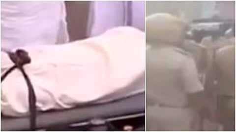 ആത്മഹത്യ ചെയ്ത ഉദ്യോഗാര്‍ഥിയുടെ മൃതദേഹവുമായി ബിജെപി പ്രതിഷേധം;  പൊലീസ് തടഞ്ഞു