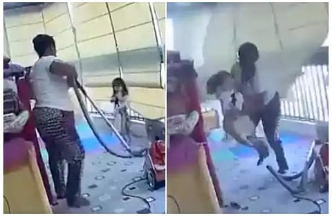ഒറ്റനിമിഷത്തില്‍ എല്ലാം കഴിഞ്ഞേനേ...; മാലാഖയെപ്പോലെ കുടിയേറ്റ തൊഴിലാളി;ബെയ്‌റൂട്ട് സ്‌ഫോടനത്തില്‍ നിന്ന് പിഞ്ചുകുഞ്ഞിന് അത്ഭുതരക്ഷ (വീഡിയോ)