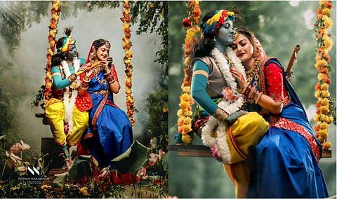 കണ്ണന്റെ രാധയായി അനുശ്രീ; പ്രണയം നിറച്ച് ഫോട്ടോഷൂട്ട്; വൈറൽ