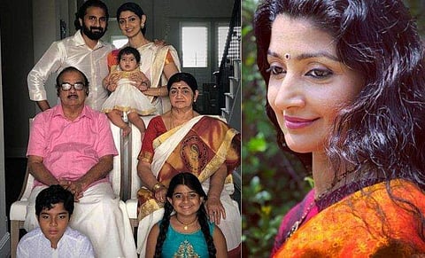 17 വർഷത്തിന് ശേഷം അച്ഛനും അമ്മയ്ക്കുമൊപ്പം ഓണം ആഘോഷിച്ച് ദിവ്യ ഉണ്ണി; ചിത്രങ്ങൾ