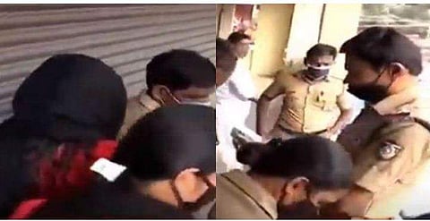 സരിത ( ചുവന്ന വസ്ത്രം), പൊലീസ് തെളിവെടുക്കുന്നു / ടെലിവിഷന്‍ ചിത്രം
