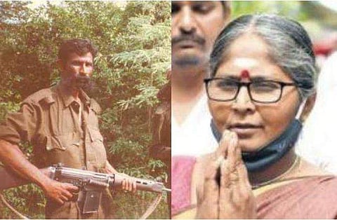 വീരപ്പൻ,മുത്തുലക്ഷ്മി /ഫയല്‍ ചിത്രം