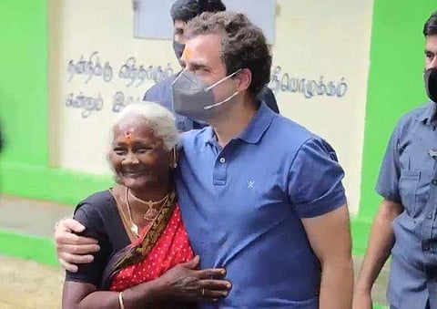 തമിഴ്‌നാട്ടില്‍ രാഹുല്‍ സന്ദര്‍ശനം നടത്തുമ്പോള്‍