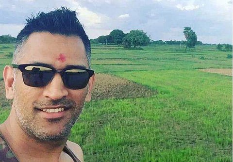 റാഞ്ചിയിലെ ഫാംഹൗസില്‍ ധോനി/ഫോട്ടോ: എംഎസ് ധോനി, ഇന്‍സ്റ്റഗ്രാം