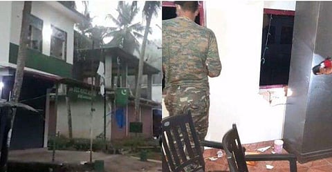 ലീഗ് ഓഫീസിന് നേര്‍ക്ക് ആക്രമണം / ടെലിവിഷന്‍ ദൃശ്യം