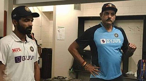 രഹാനെ, രവി ശാസ്ത്രി/ വീഡിയോ ദൃശ്യം
