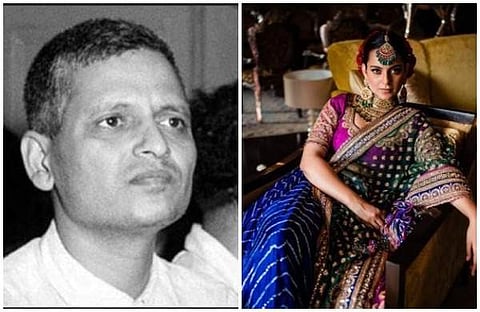 കങ്കണയും ട്വിറ്ററില്‍ പങ്കുവച്ച ഗോഡ്‌സെയുടെ ചിത്രം