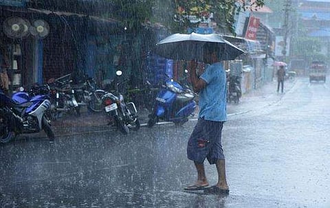 kerala rain alert today; yellow alert in five districts